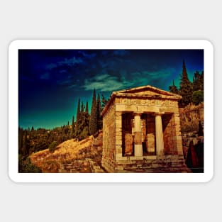 Greece. Ancient site of Delphi. Sticker